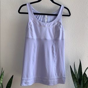 Lululemon lilac/silver top